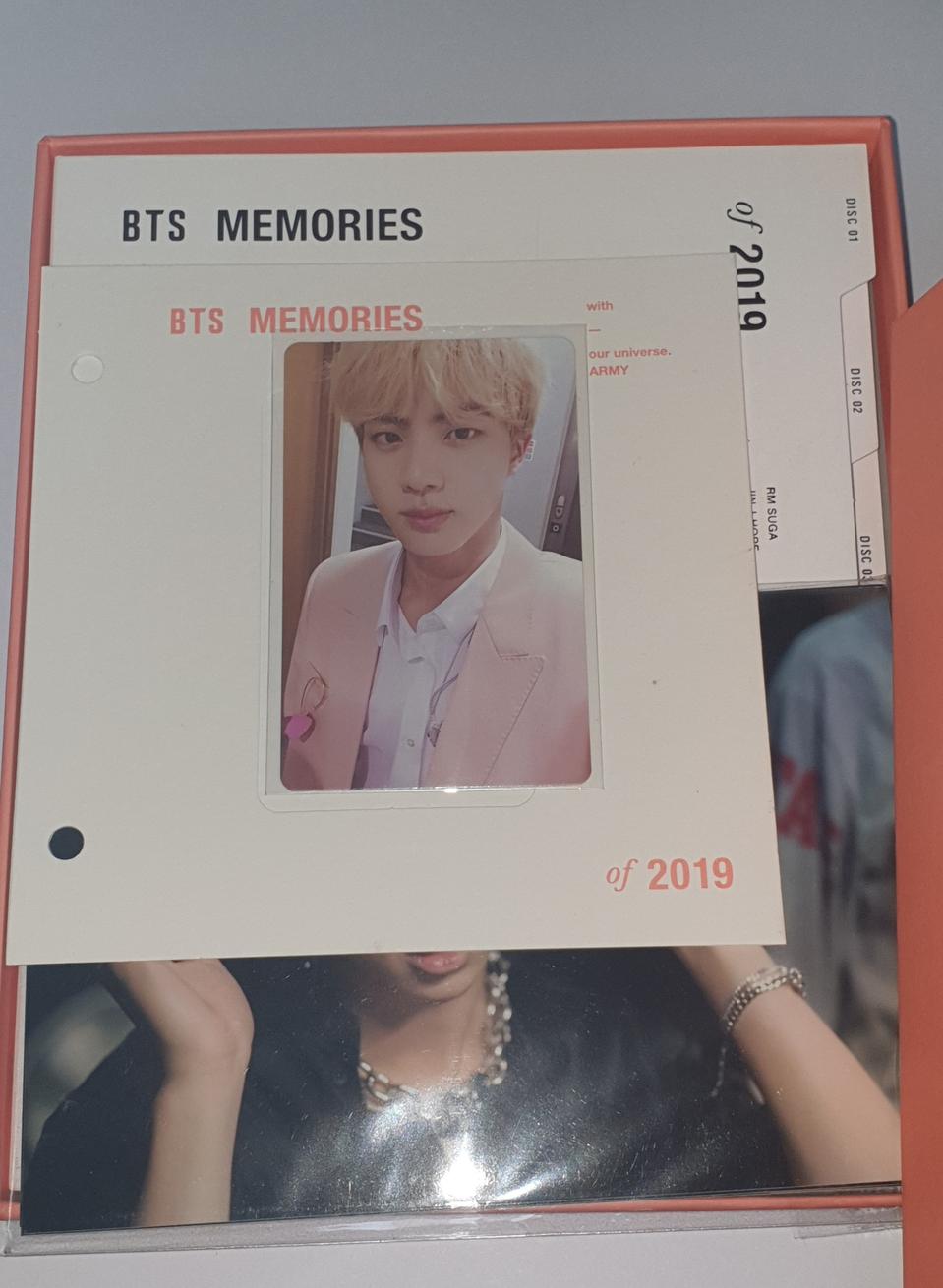 방탄 2019 메모리즈 풀셋(석진 포카)