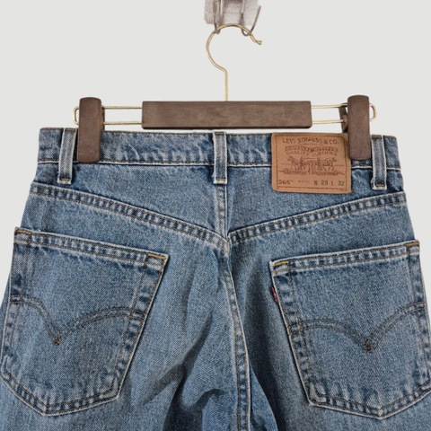 [27]90'S빈티지 리바이스565 여자 데님 청바지 루즈핏