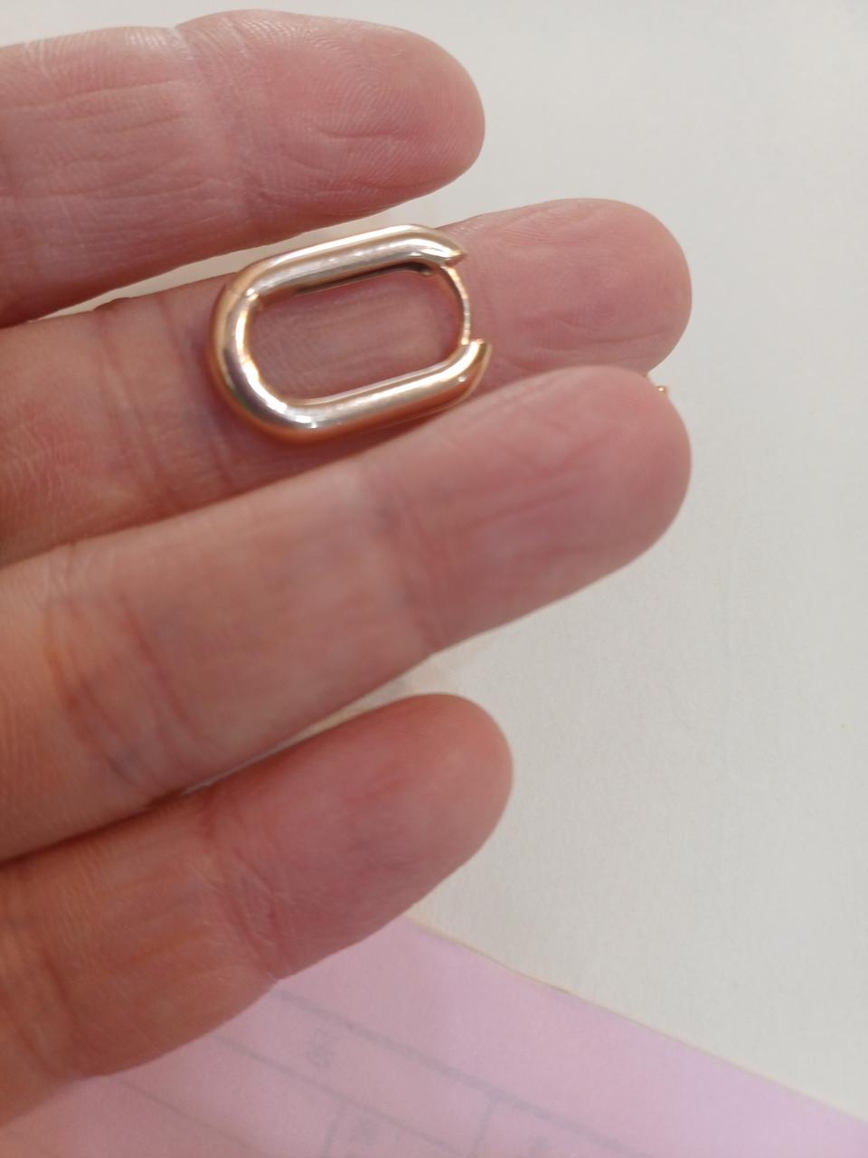 14k 클립 링 귀걸이
