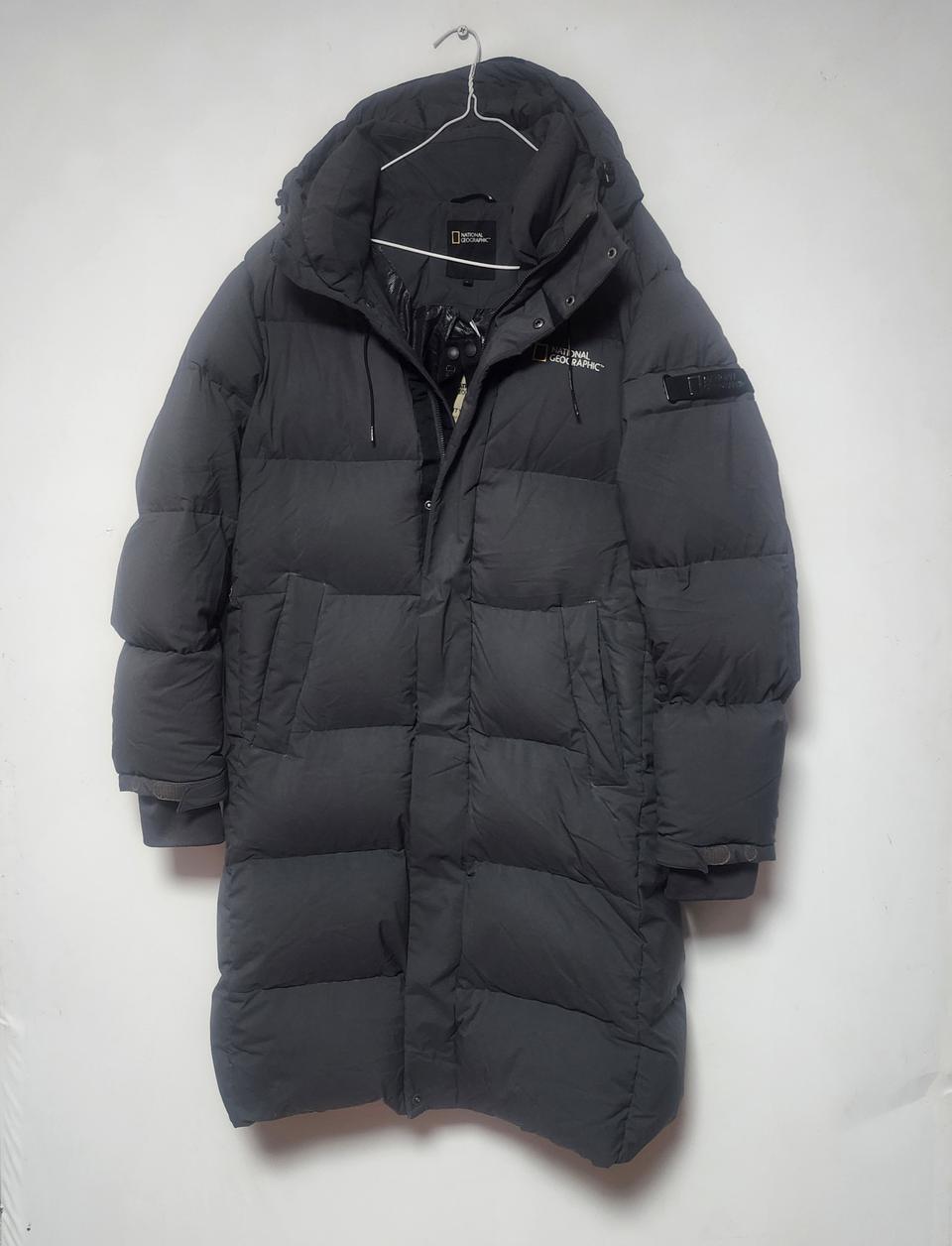 내셔널지오그래픽 덕다운 롱패딩 100