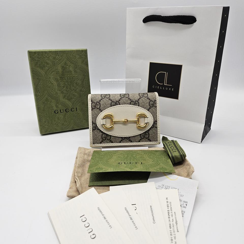 정품 구찌 1955 홀스빗 카드 반지갑