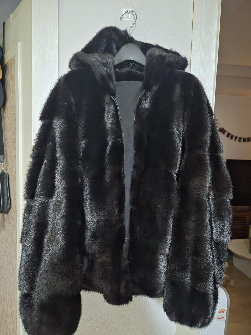 린 호리젠탈 밍크자켓