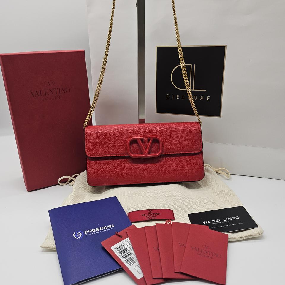 정품 발렌티노 V로고 체인백