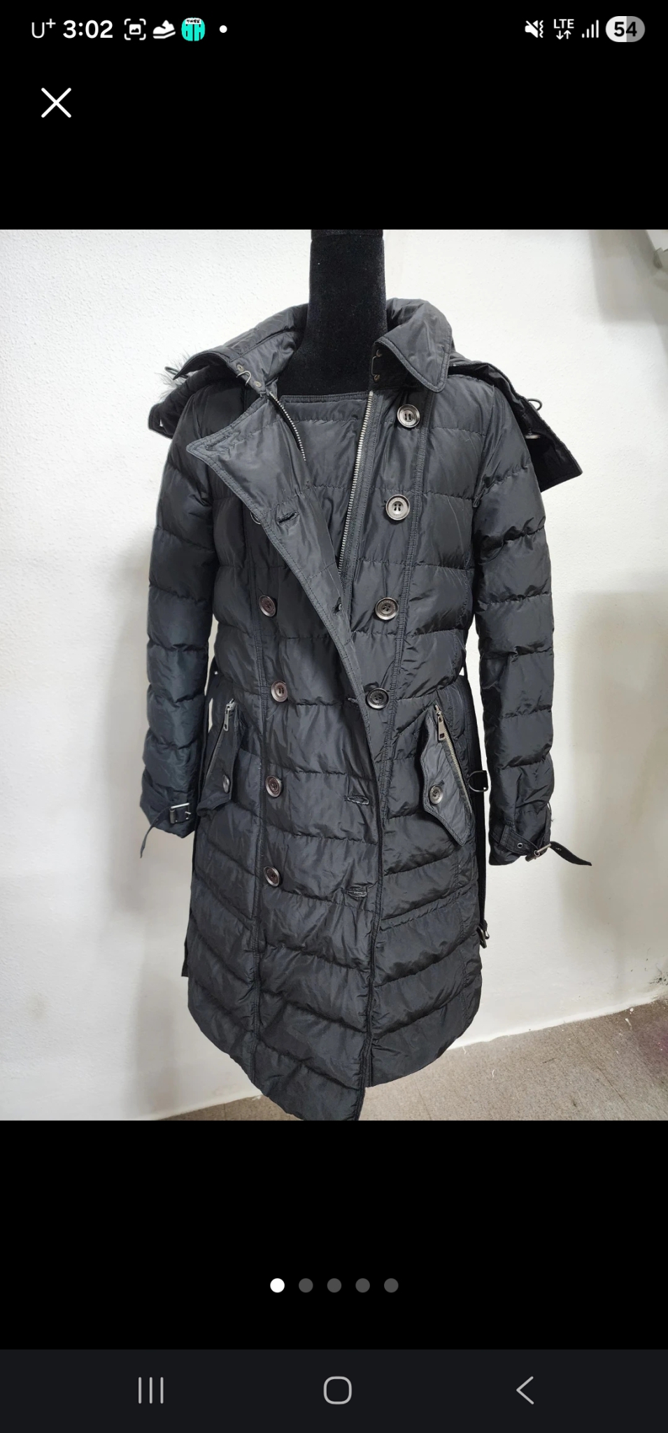 버버리 브릿 여성 롱패딩입니다- 색상: 블랙- 사이즈: S