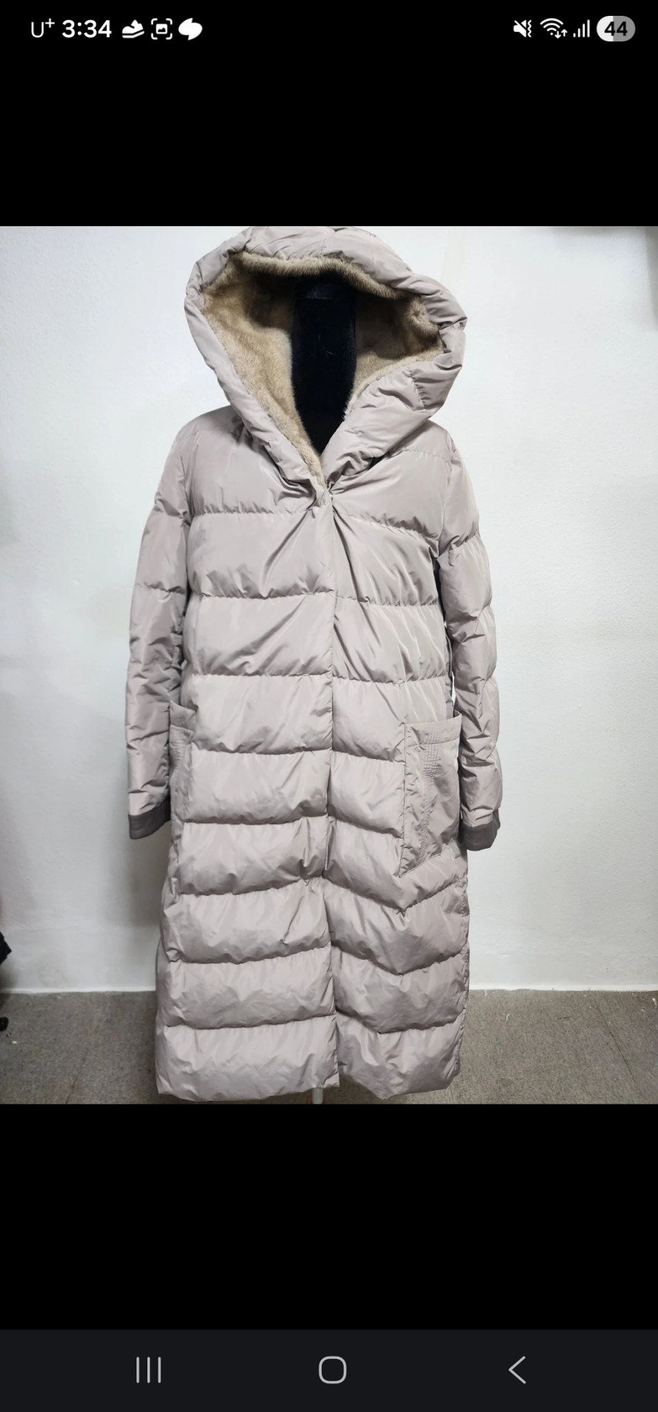 LBL 덕다운(오리) 밍크 롱 패딩  (66)