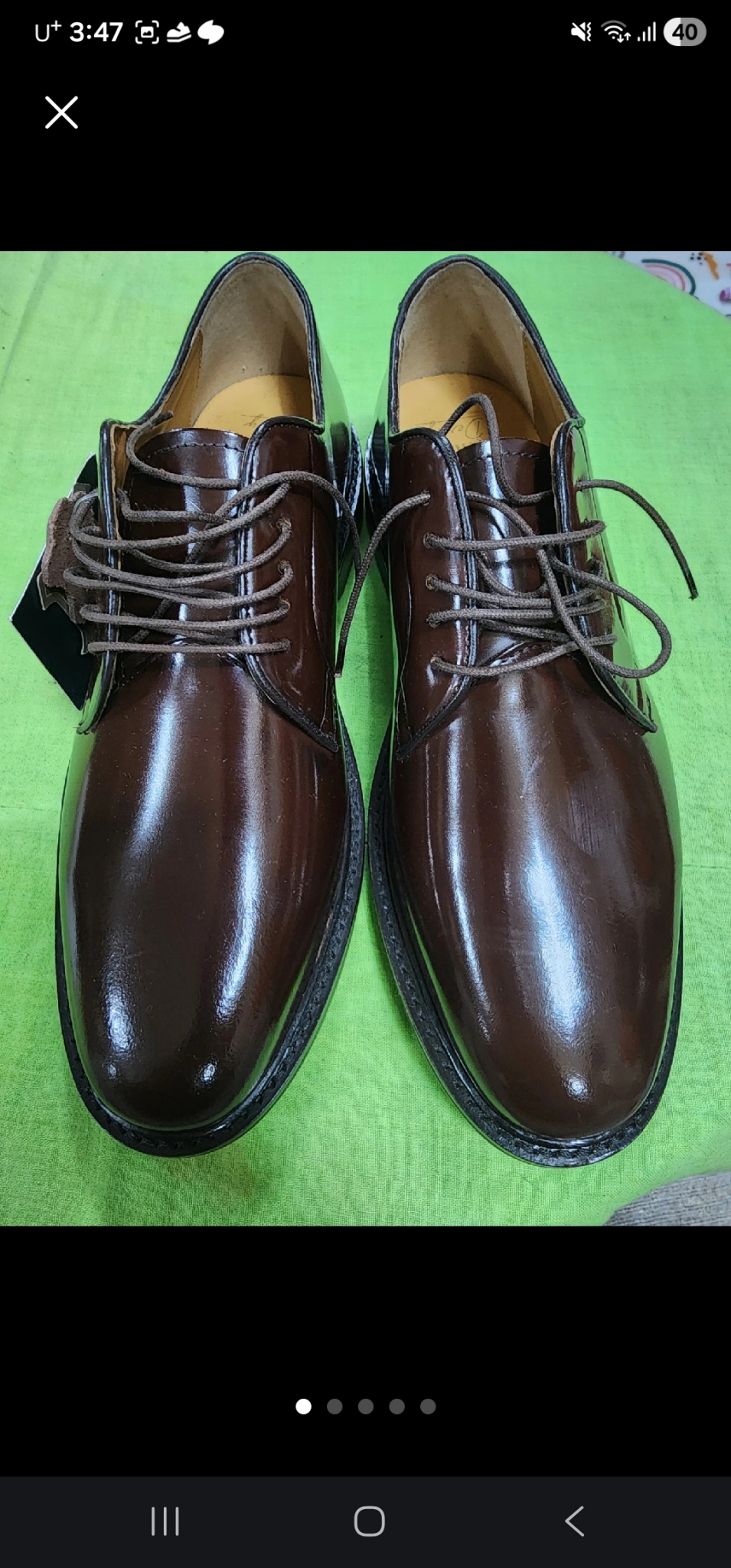 SHOOPEN 남성 가죽 구두 275mm 새상품