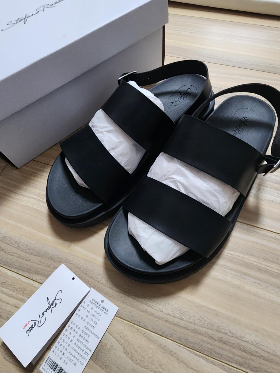 스테파노로시밀라카남성샌들270블랙