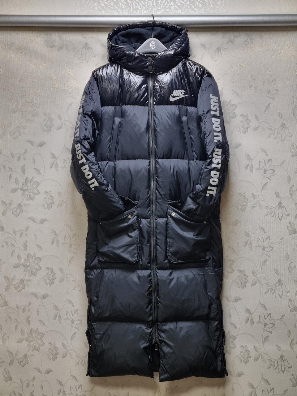 [여55/정품] 나이키 여성 롱패딩 블랙