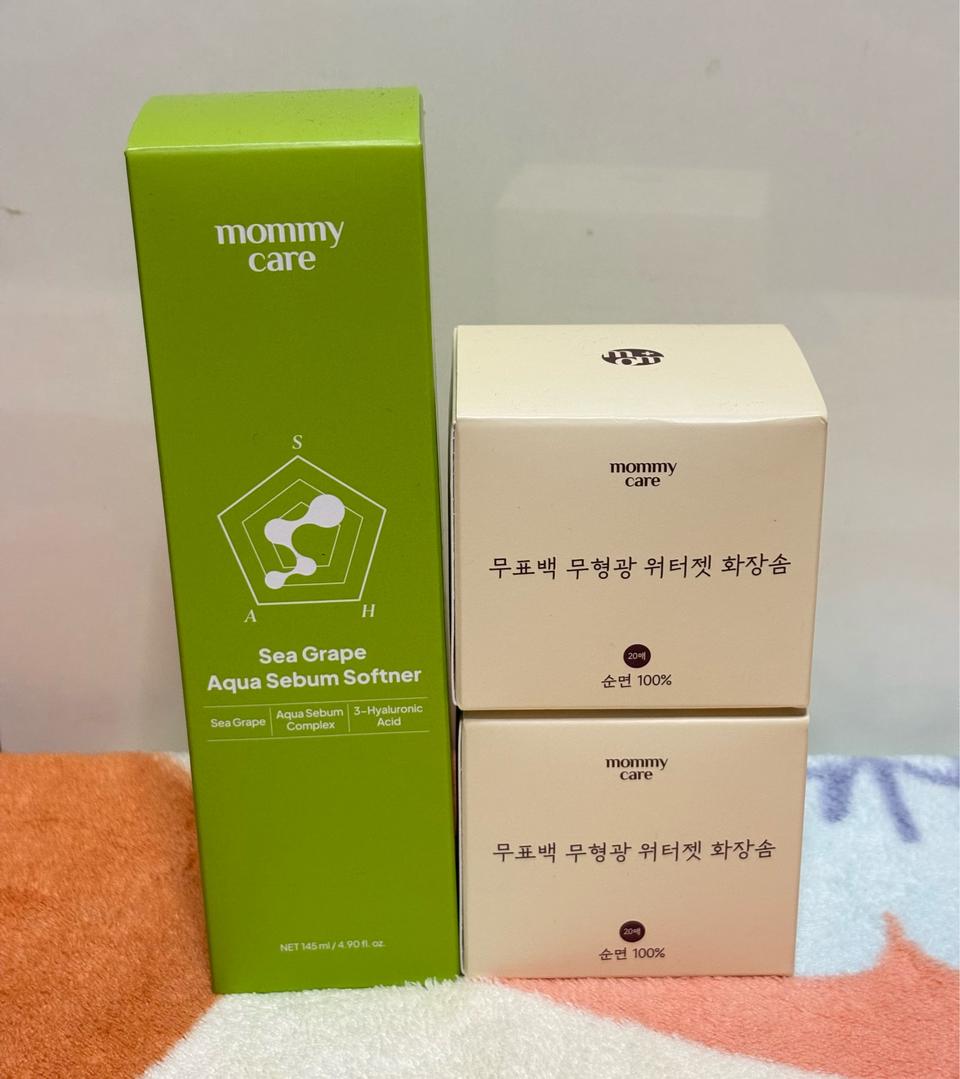 마미케어 바다포도 아쿠아 세범 소프트너 145ml+ 화장솜