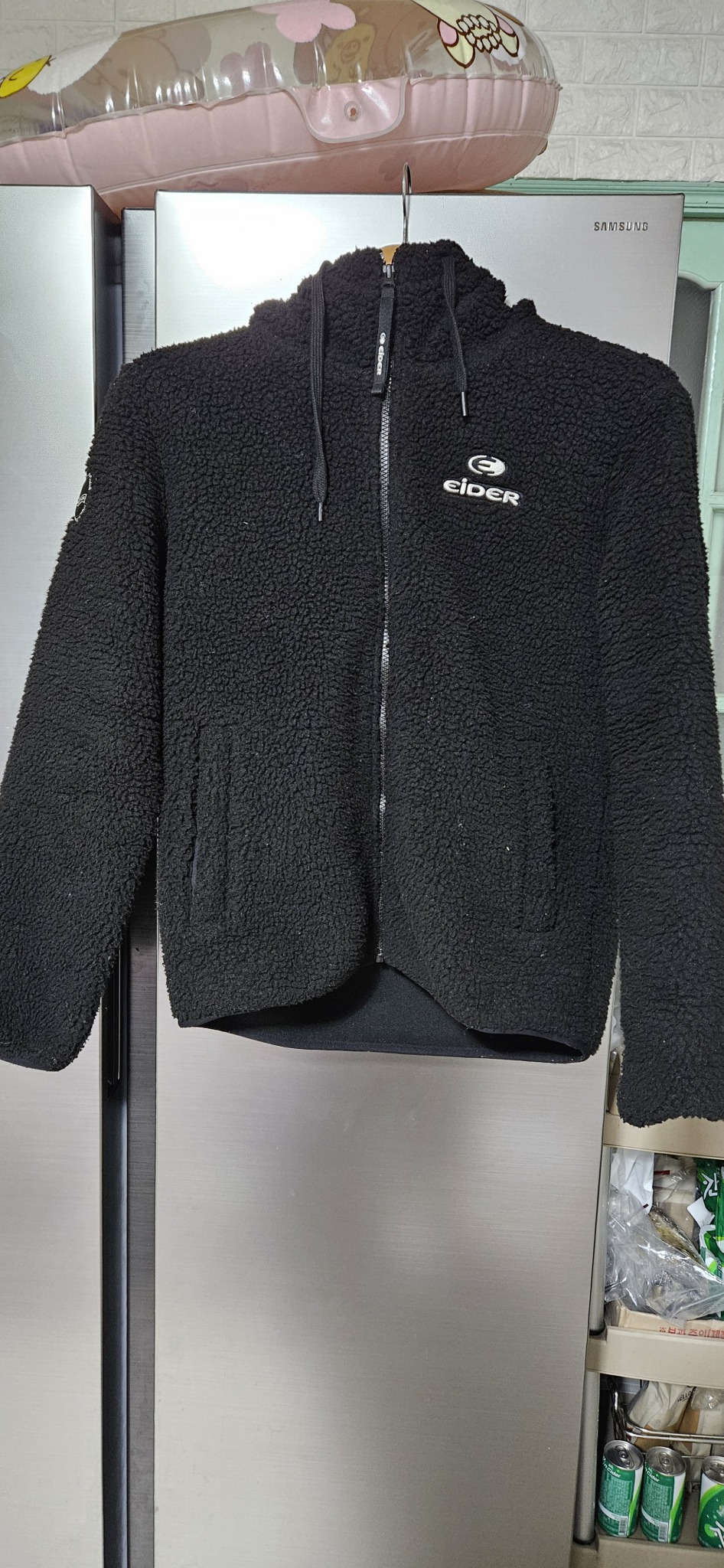 아이더 뽀글이 후리스 후드집업 S