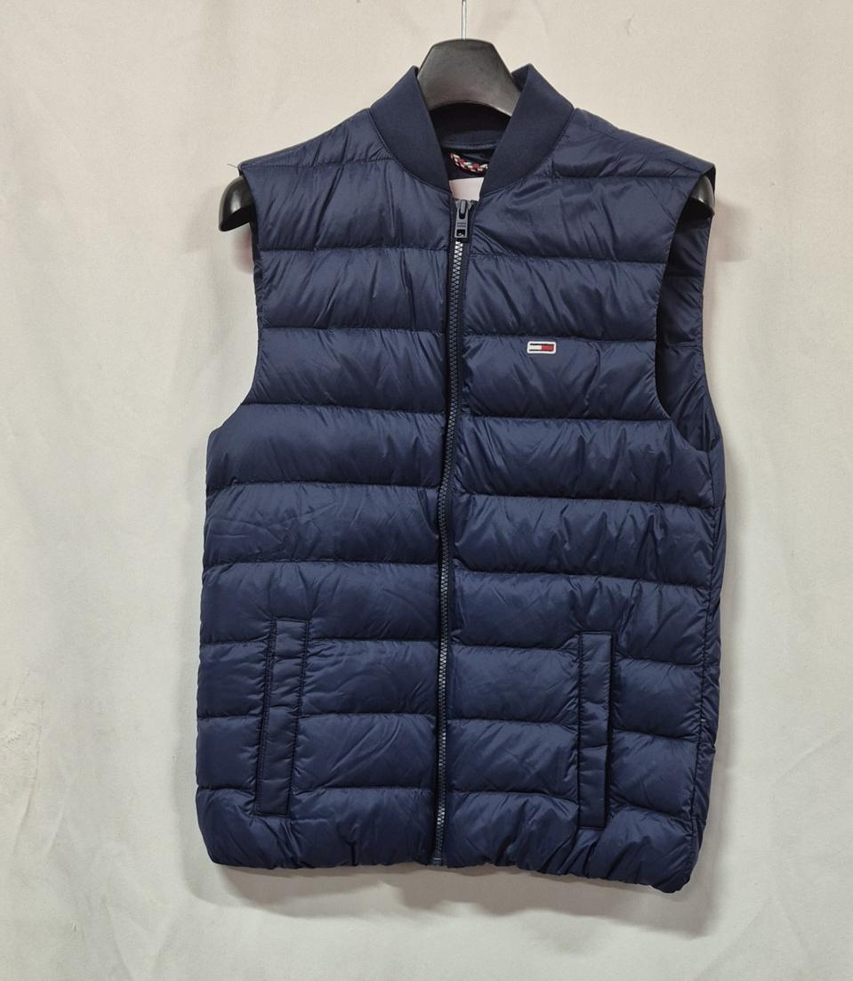타미힐피거 여성 네이비 패딩 조끼XXS