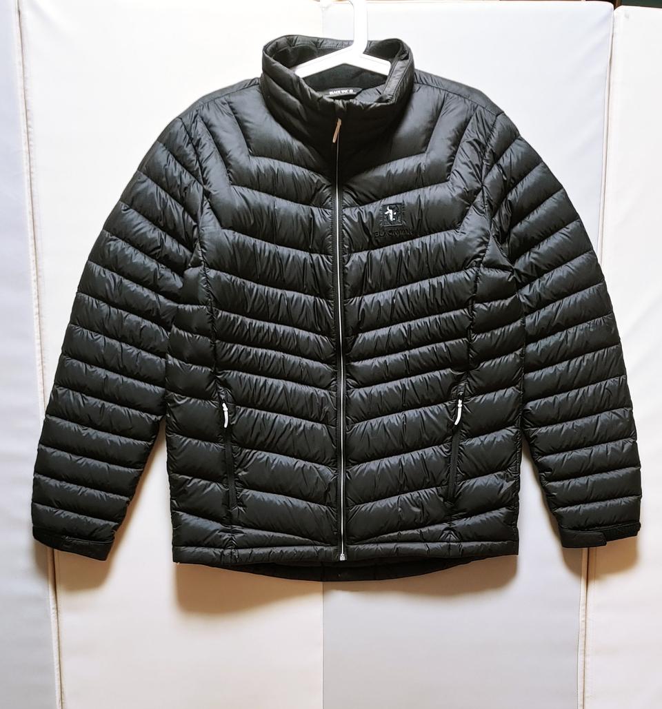 [XL] 블랙야크 구스 경량 패딩점퍼 블랙552