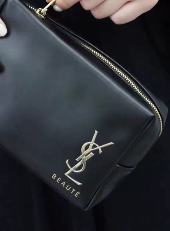 입생로랑 블랙 사각파우치/입생쇼핑백