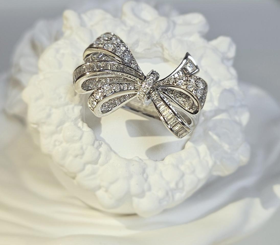 14k리본반지 다이아반지