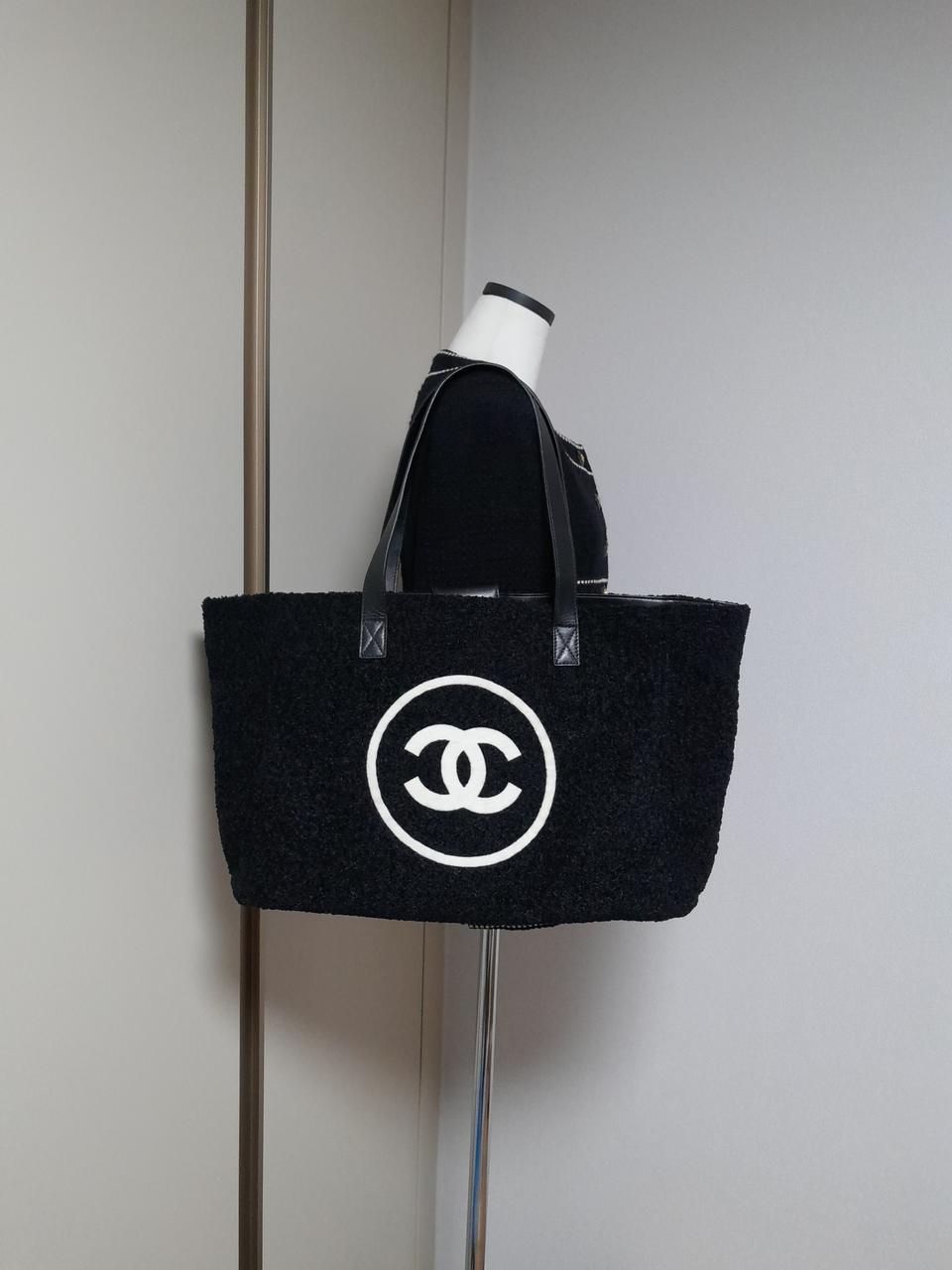 샤넬 빈티지 테리백 블랙