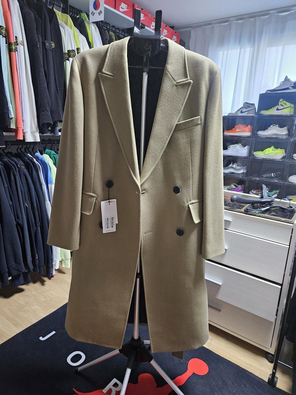 리버클래스 남성 더블 울코트(새상품) 사이즈 100