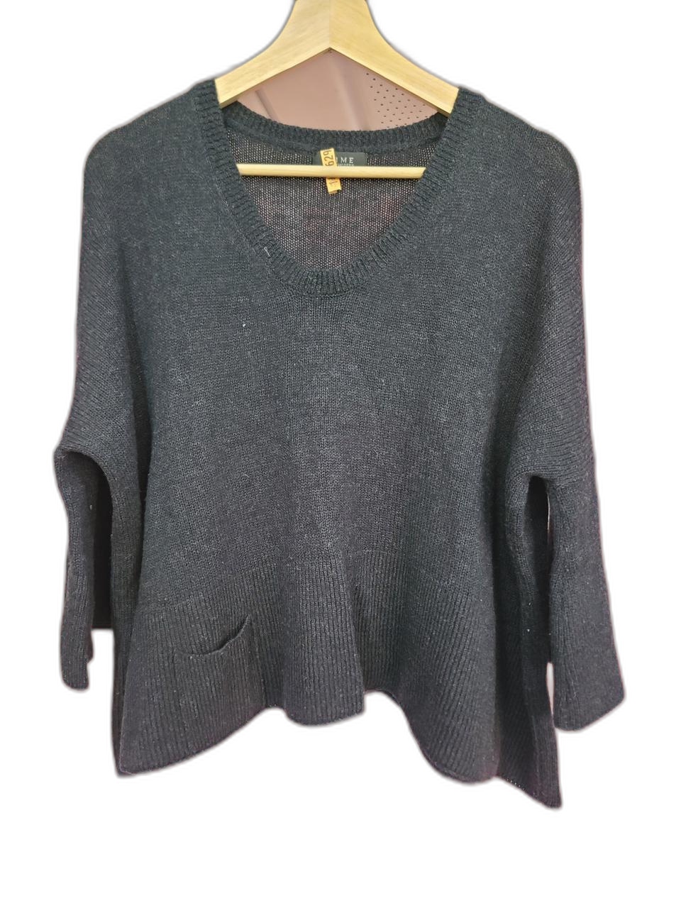 타임 브이넥니트90