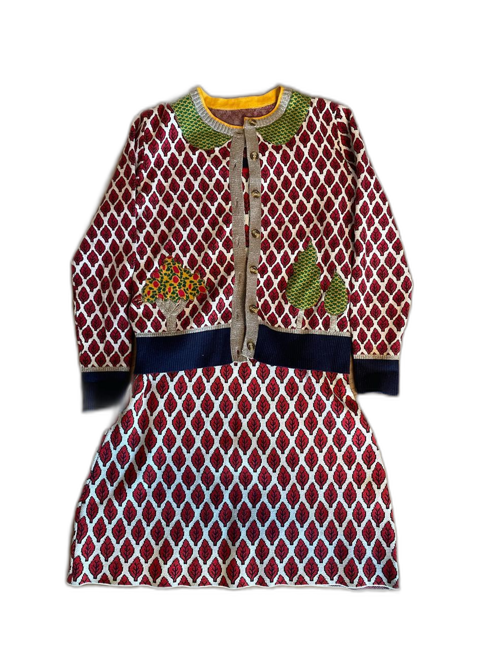 발렌티노 니트 투피스 세트