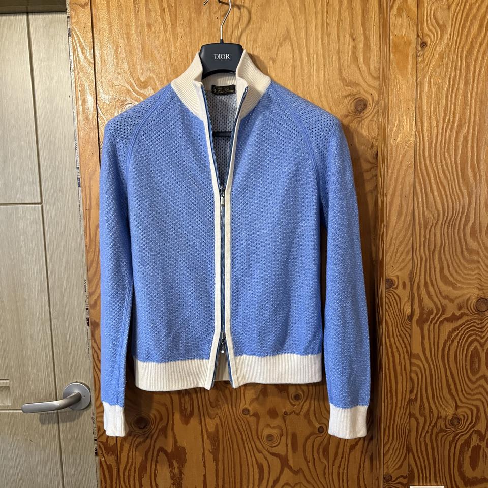 로로피아나 캐시미어 집업 가디건 자켓