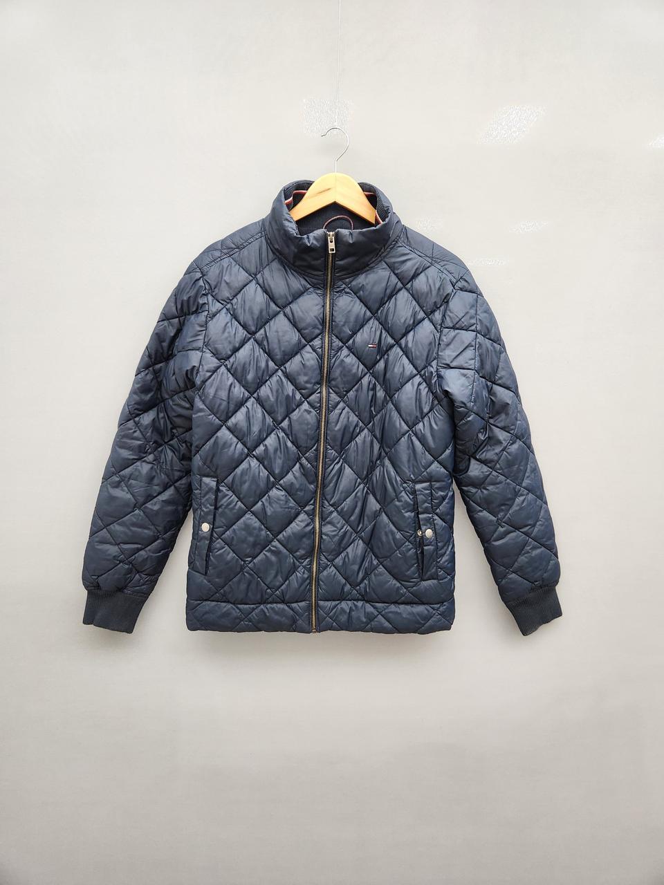 타미힐피거 네이비 퀼팅 패딩 점퍼