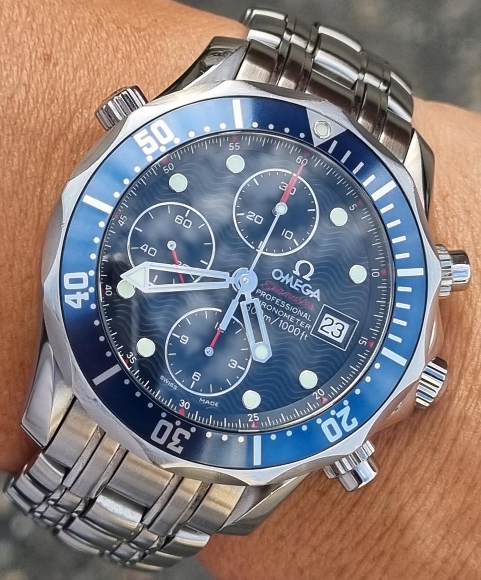 오메가 2세대 씨마스터300 크르노 블루 41.5mm