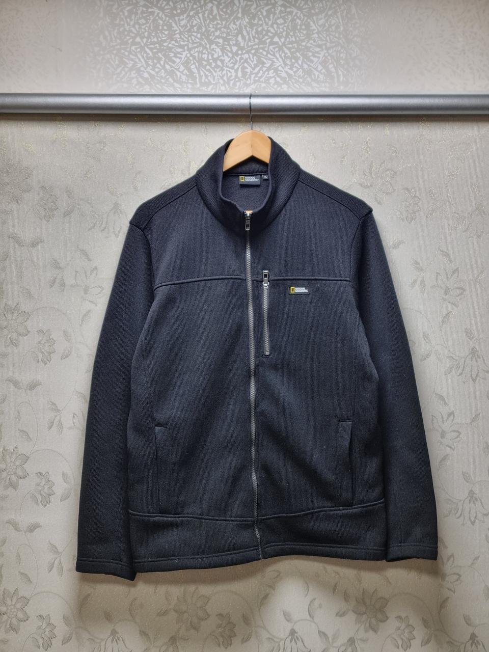 [xl/105] 내셔널지오그래픽 기모 풀집업 블랙