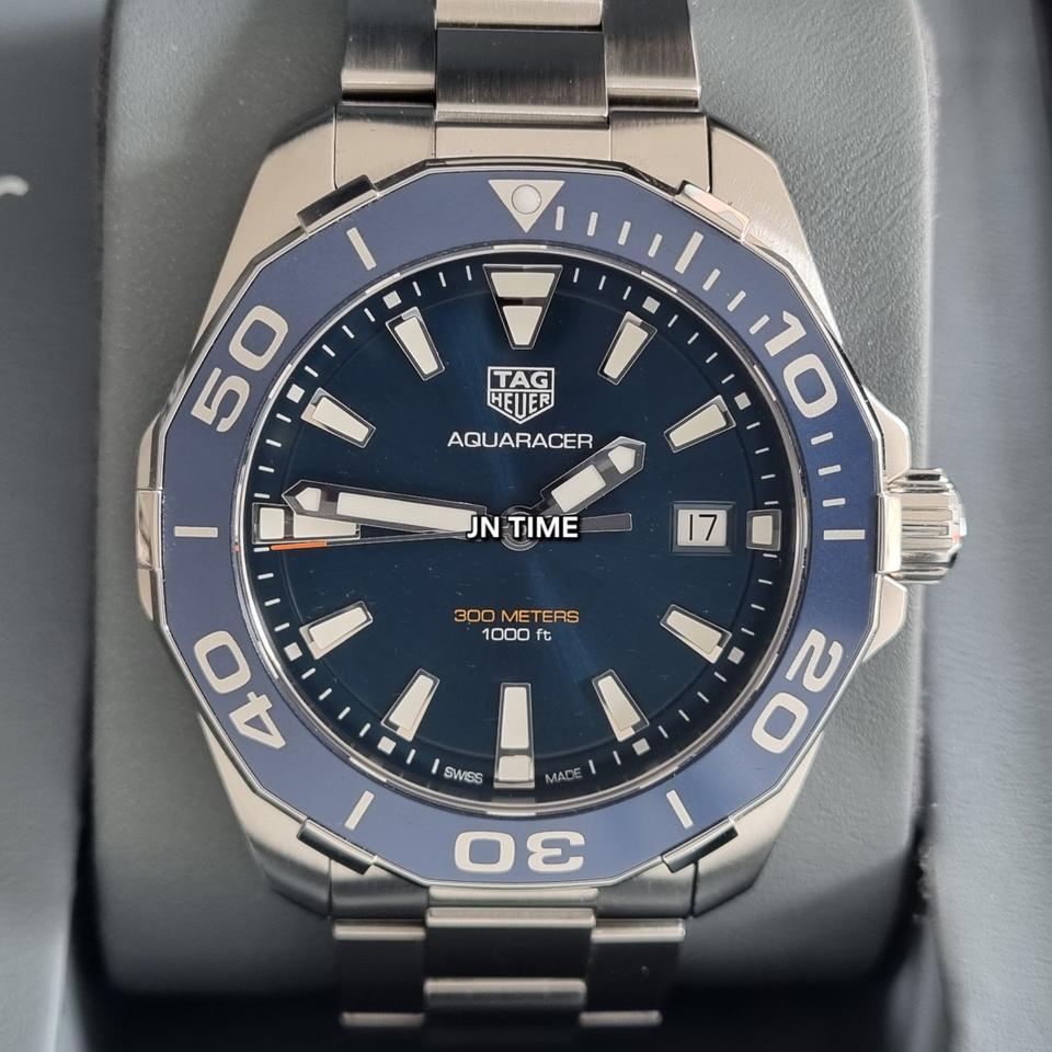 태그호이어 아쿠아레이서 300 41mm 쿼츠 청판 WAY111C(2020