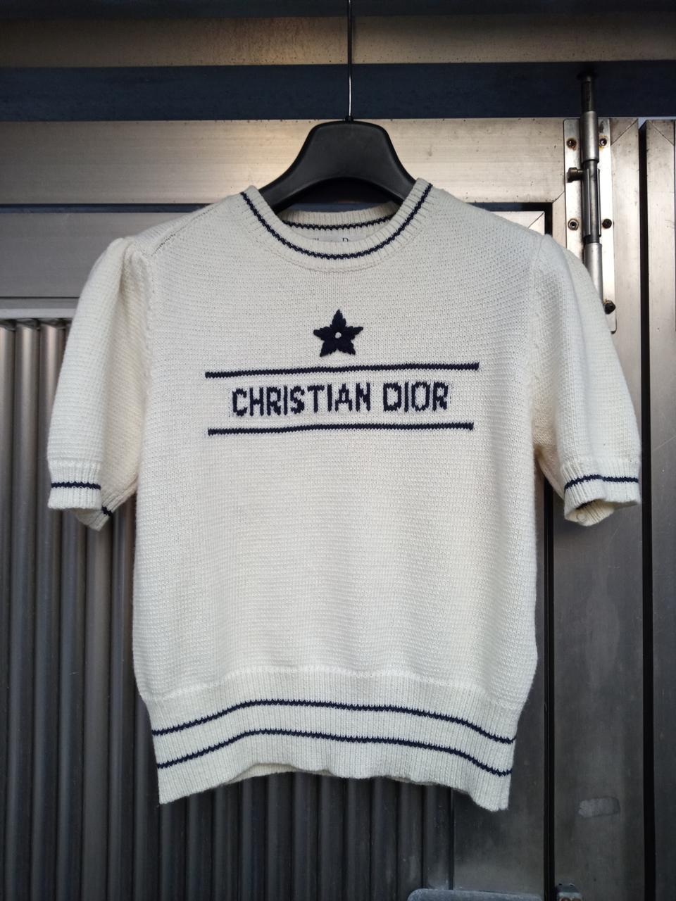 정품 디올 스웨트에크루 울 캐시미어니트 36 상태우수