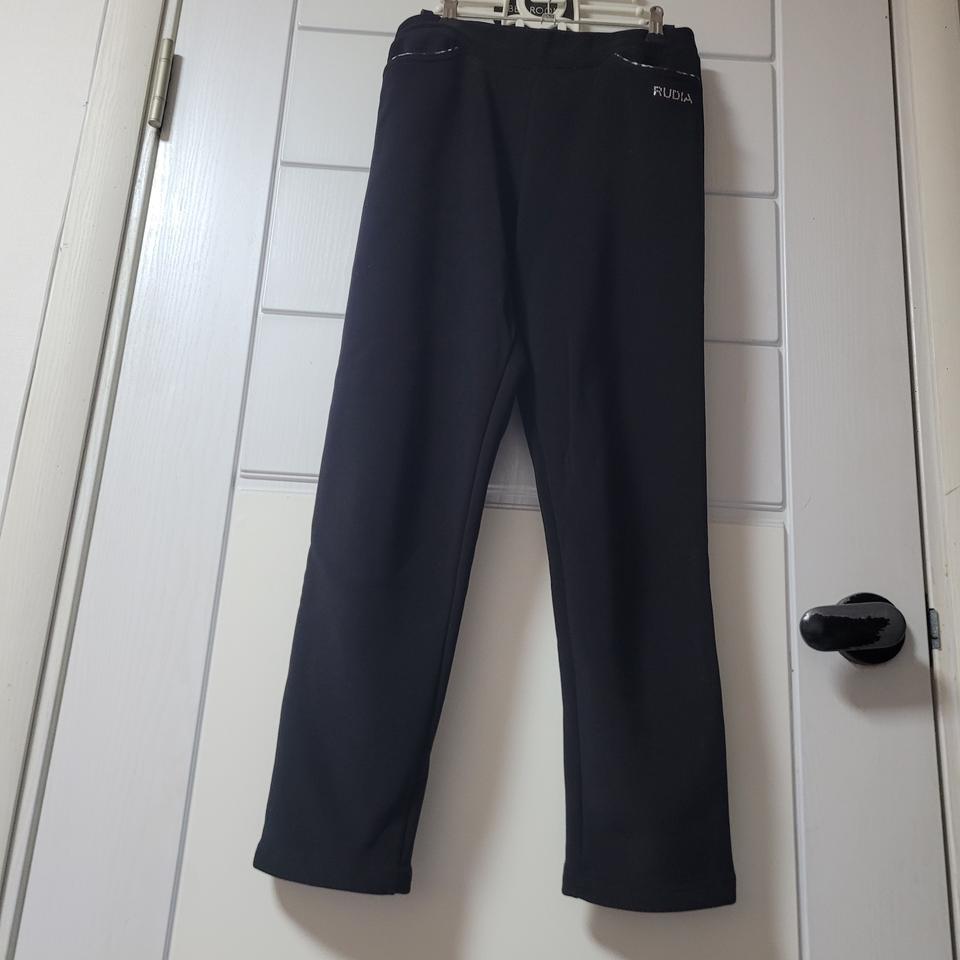 루디아 기모여성 블랙 밴딩 바지77