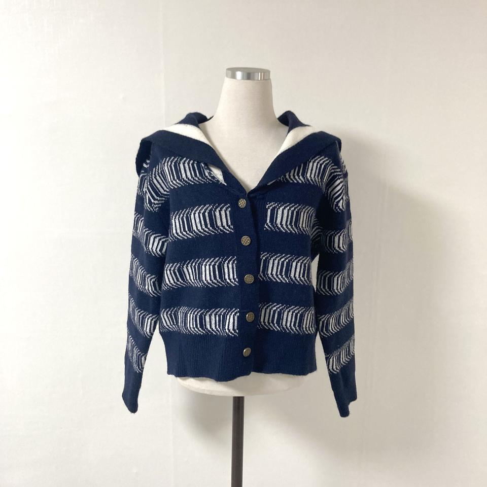 벨리걸 2024 세일러 니트 가디건 F 호호상점