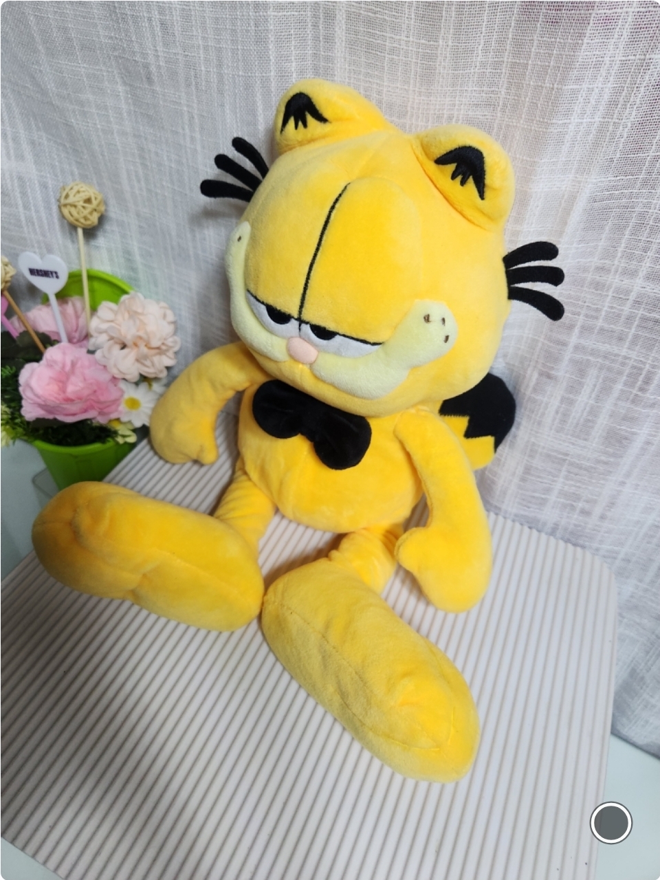 "가필드 리본(대형) 인형"[45cm)