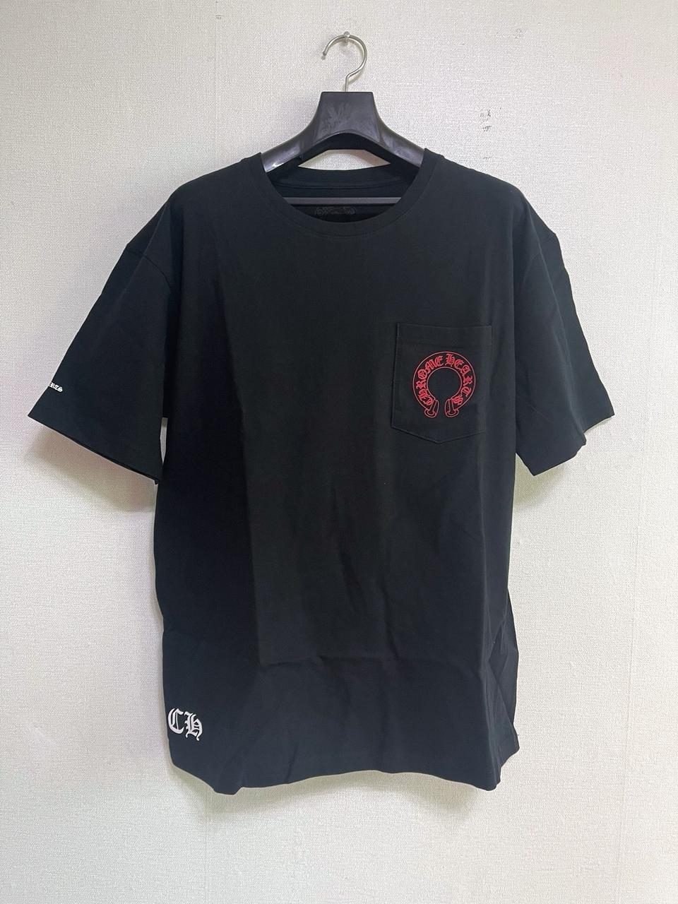 크롬하츠 레드 홀스슈 세메터리 반팔 XL사이즈 새상품