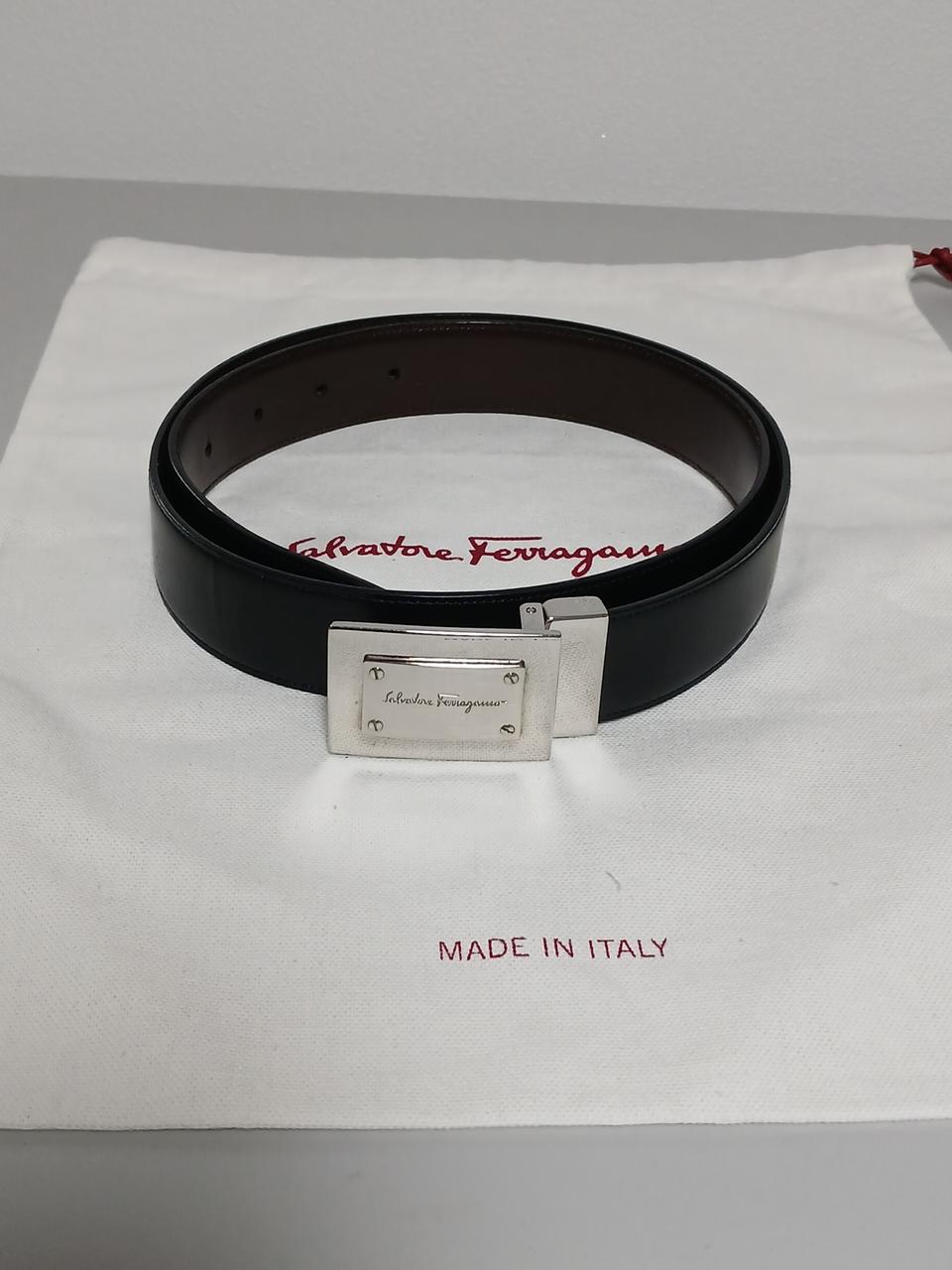 페라가모 은장 양면 가죽벨트 정품