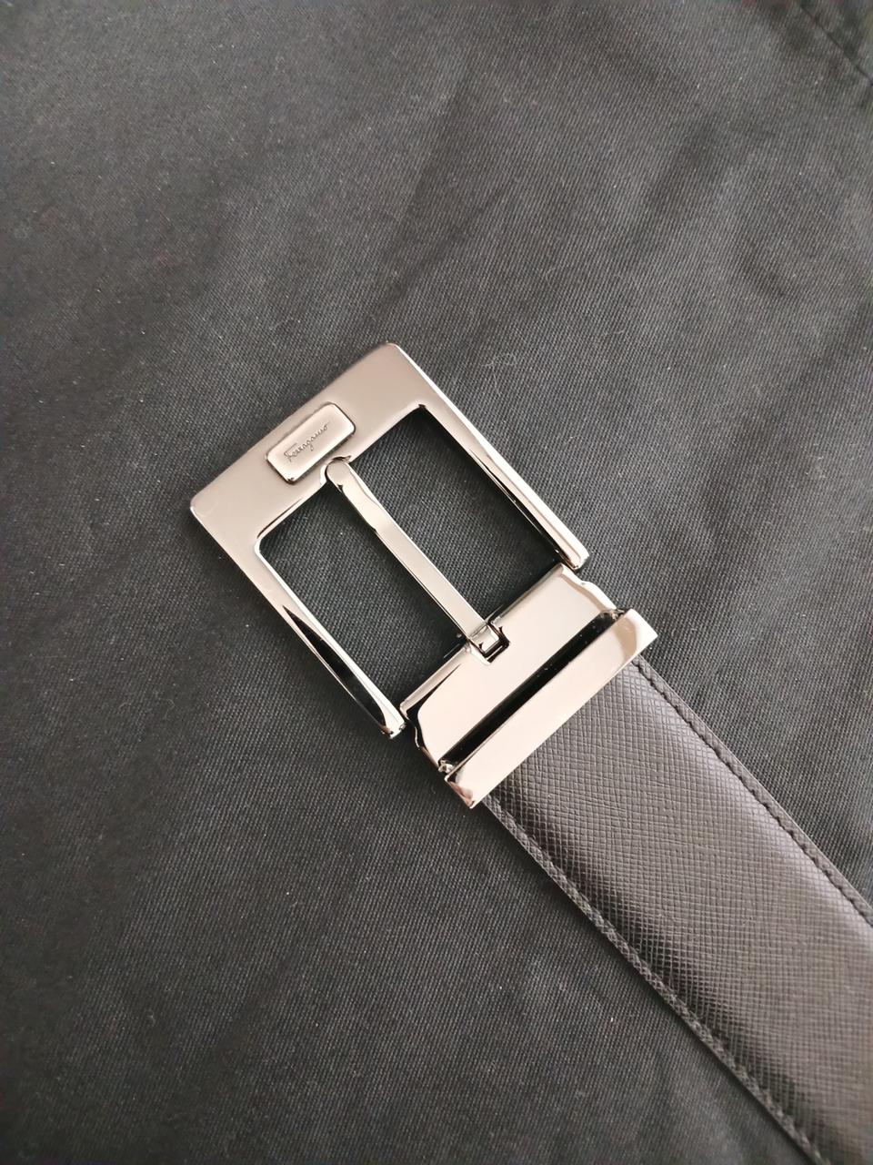 페라가모 은장 양면 가죽벨트 정품