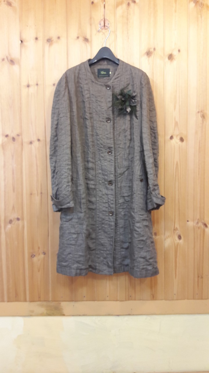 * isae 면마 코사지 롱 자켓(정품)*