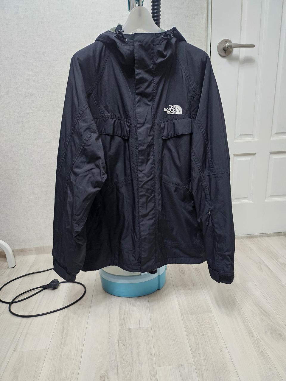 (100~105)L☆초대장급☆ 노스페이스 2중지퍼[블랙]바람막이 포켓점퍼
