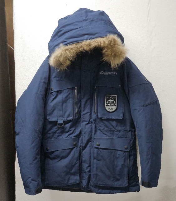 디스커버리 정품 밀포드 구스패딩 네이비 95