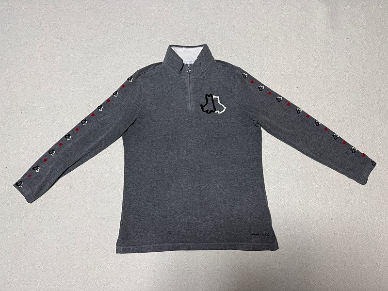 블랙앤화이트 겨울용 골프티셔츠 여성용 95호 66사이즈