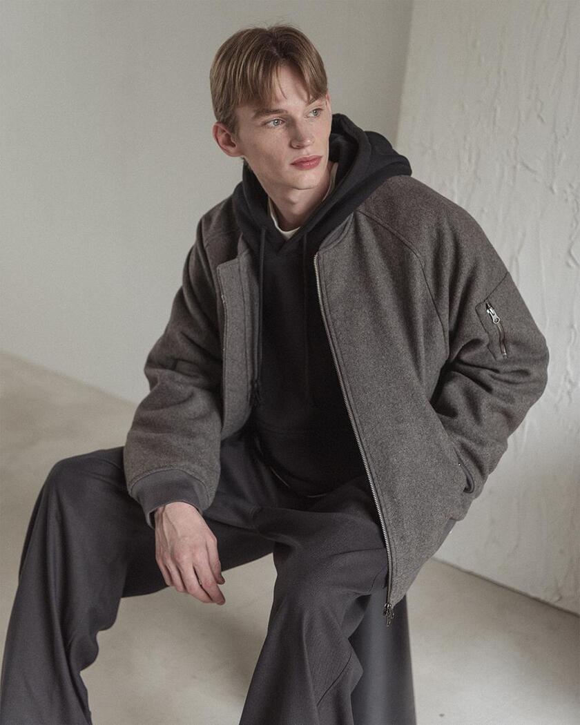 비슬로우 슬로우보이 울 ma-1 점퍼 / 남성 자켓 / 남성 점퍼