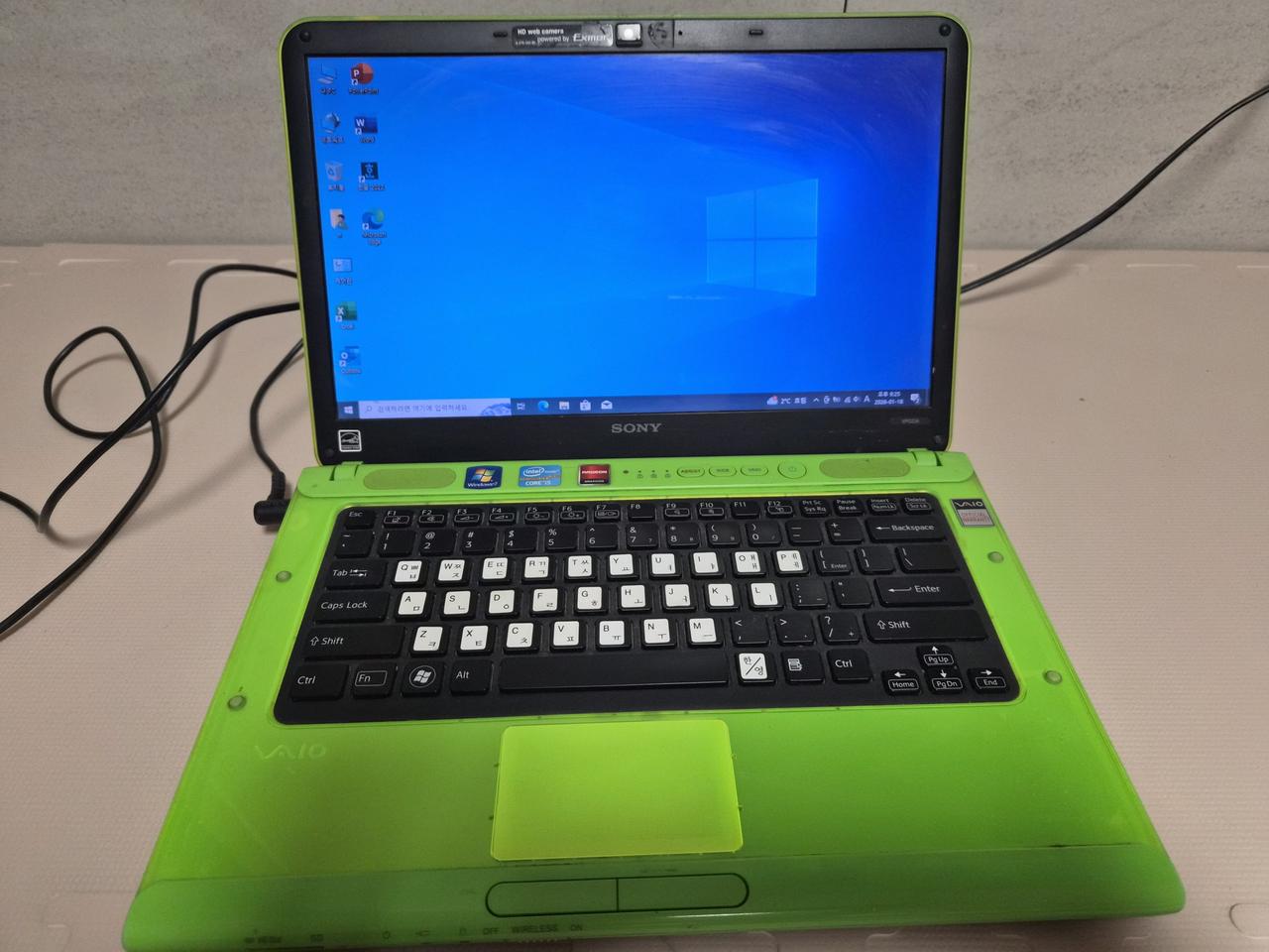 소니 VAIO 노트북 i5-2410M 그린색 팝니다