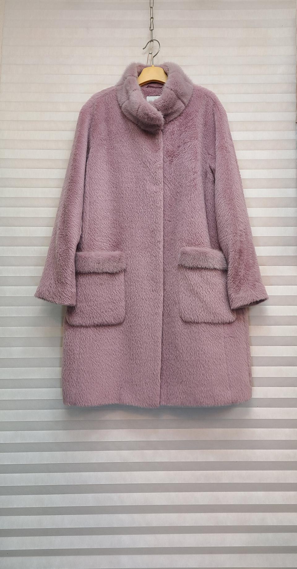 Laciento> 밍크 배색 알파카 코트