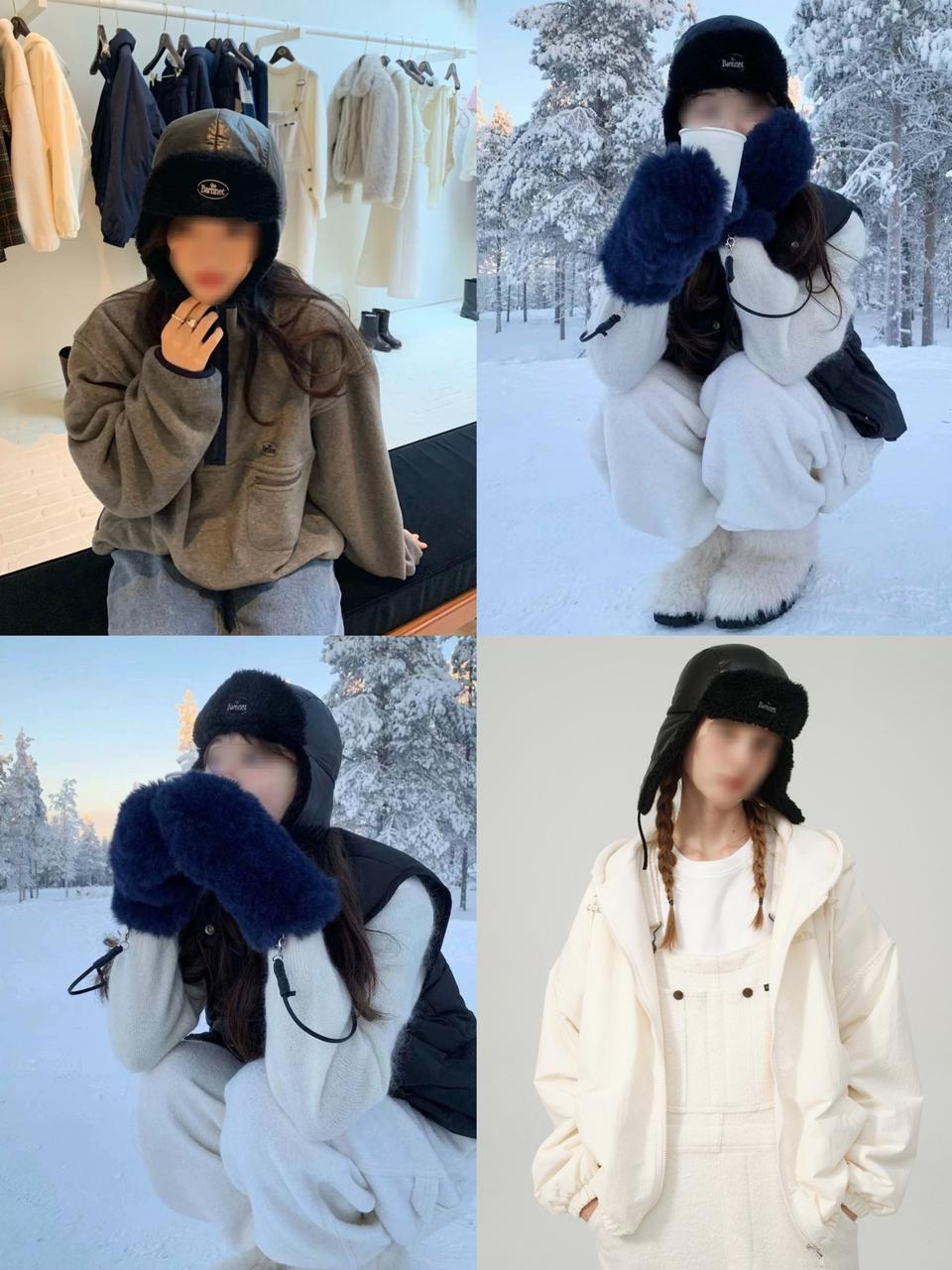 더바넷 트래퍼햇 트루퍼햇 모자 팔아요 ~