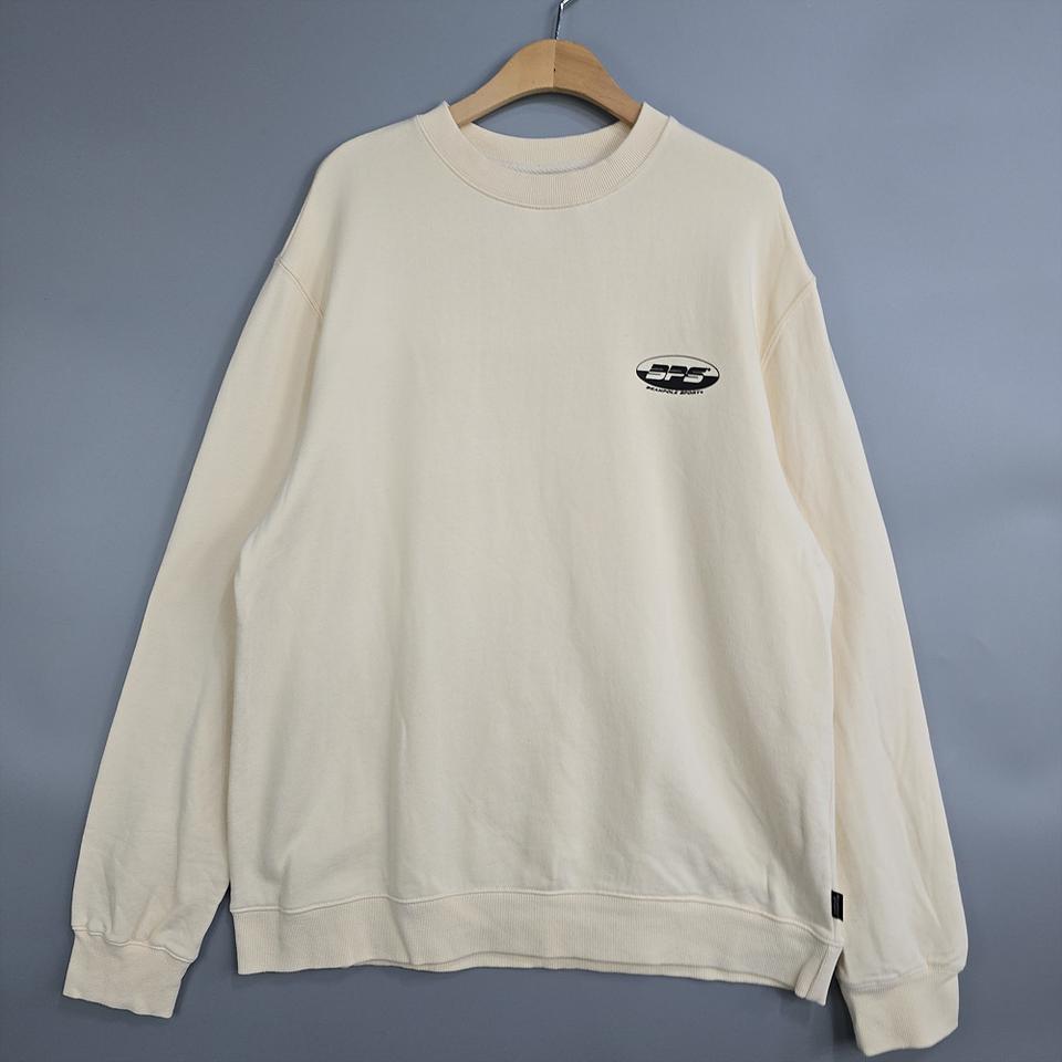 빈폴(beanpole) 스포츠 로고 맨투맨 아이보리 105