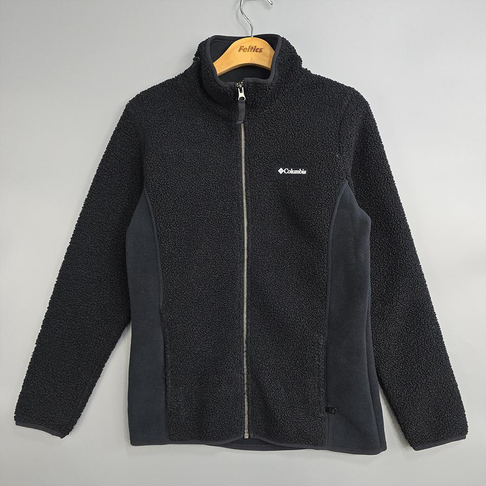 컬럼비아(Columbia) 여성 뽀글이 플리스 집업 블랙 100