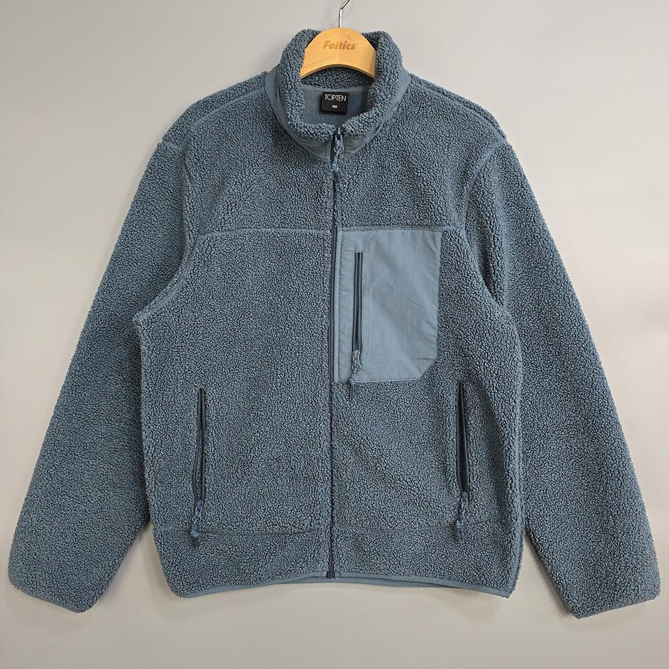 탑텐(TOPTEN) 플리스 뽀글이 집업 100