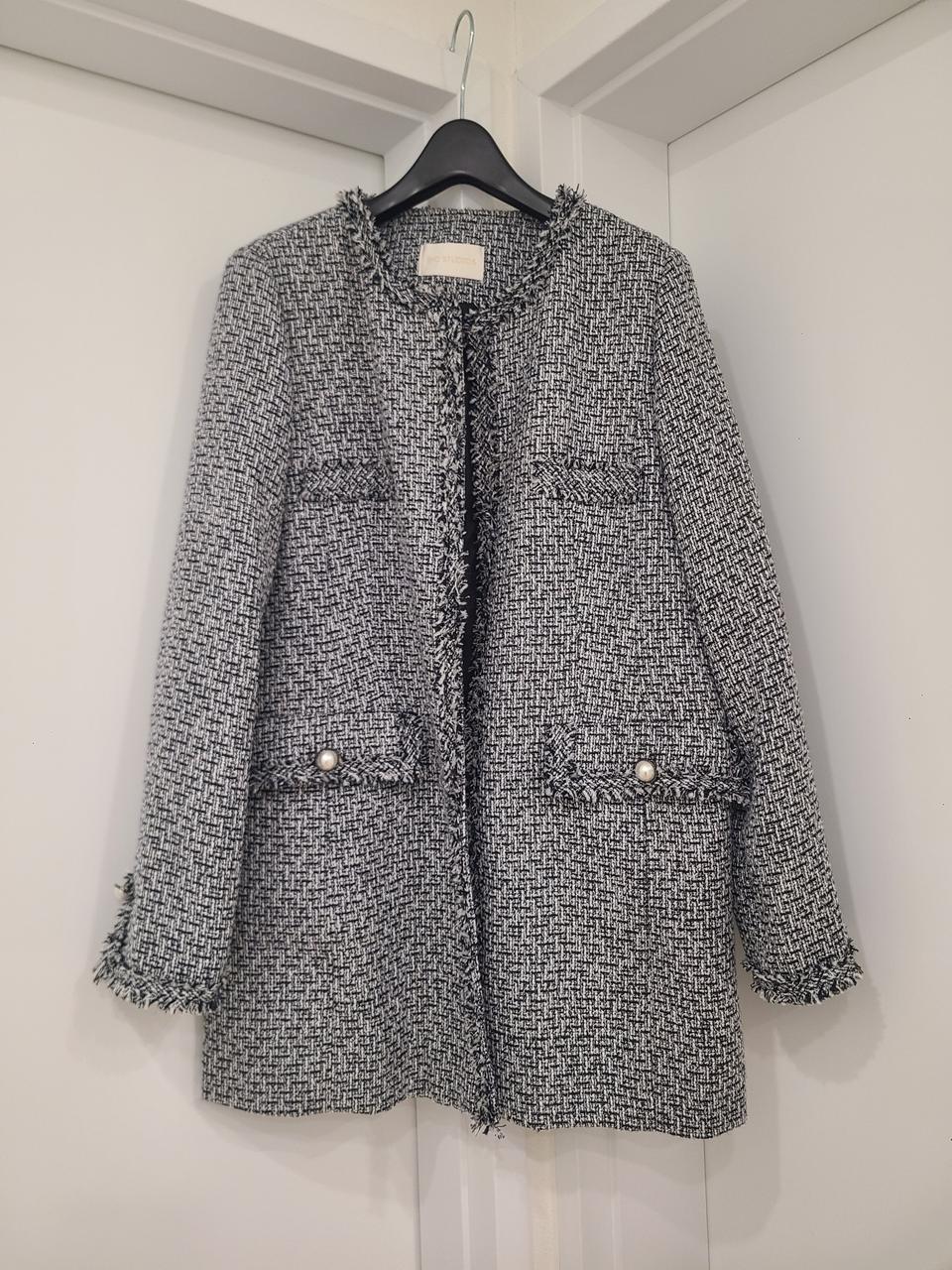 Enc 롱트위드 자켓