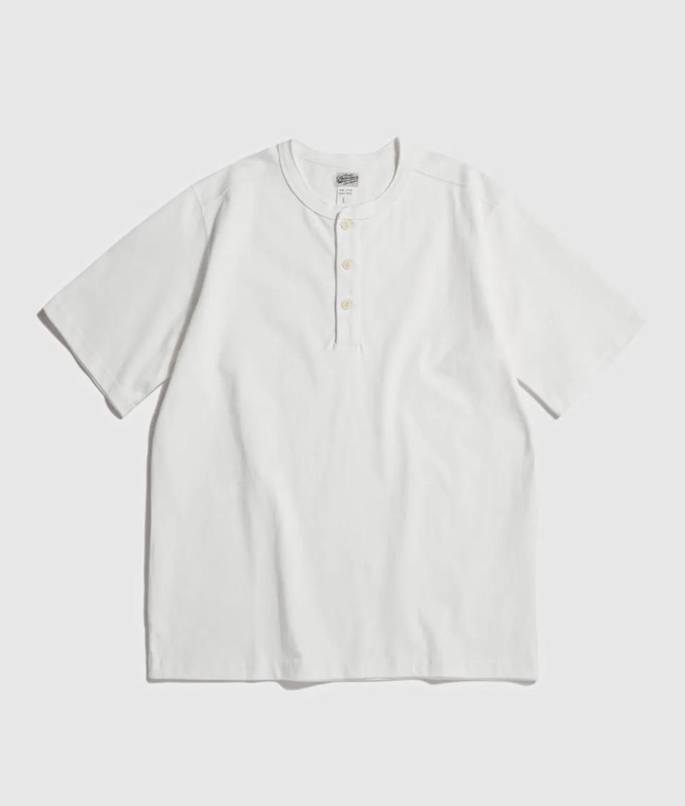 브론슨 10.6 oz Cotton 헨리넥 반팔 105 사이즈