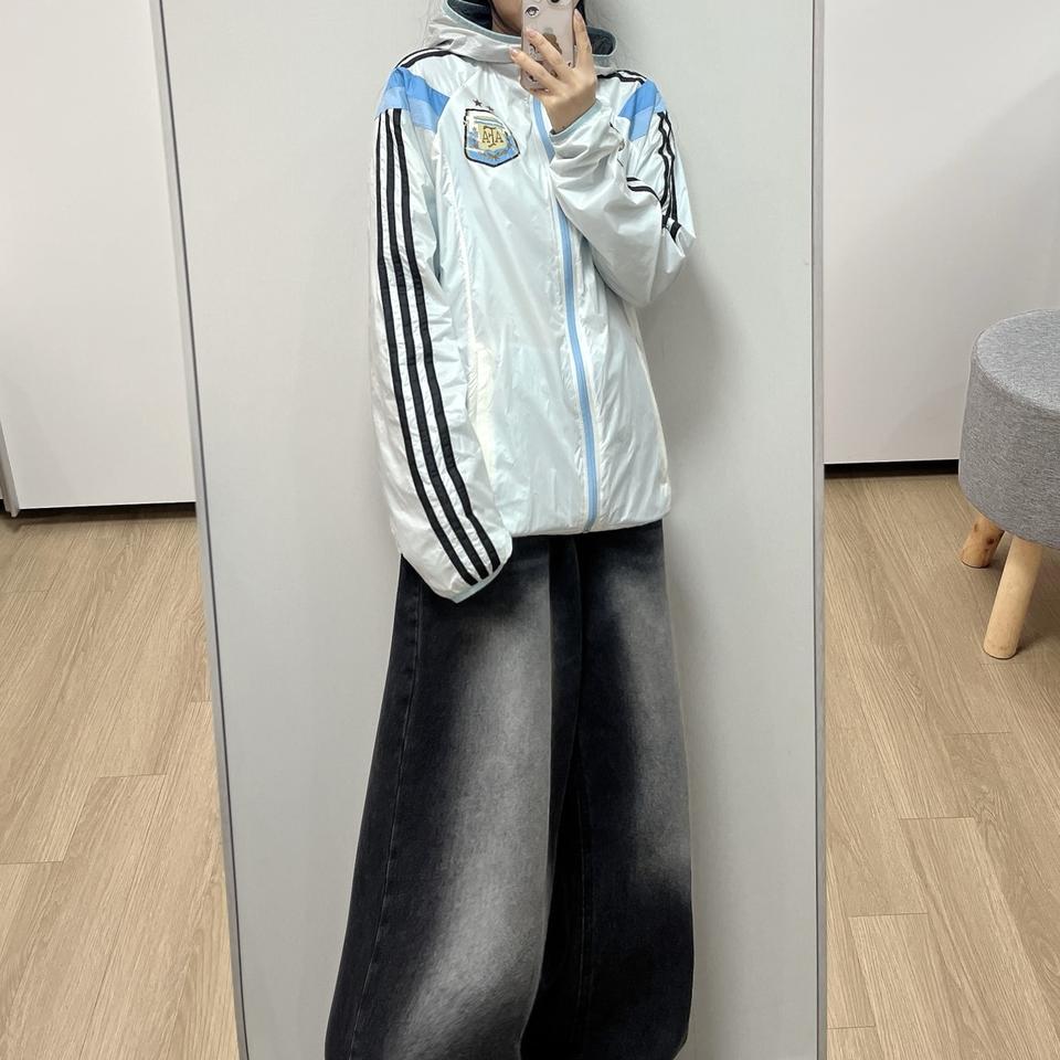 아디다스 14-15 아르헨티나 축구 국대 바람막이 자켓