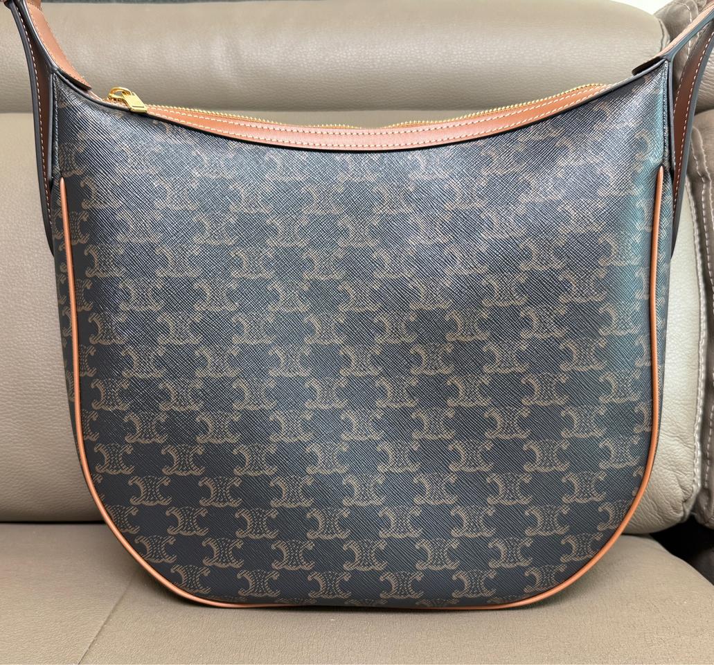 셀린느 트리옹프 카프스킨 엘로이즈 호보백 숄더백 미듐