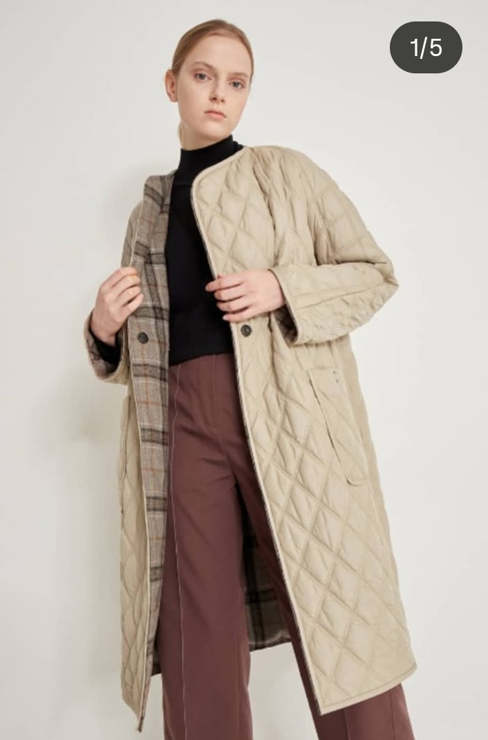 한섬 시스템 리버시블 패딩코트 82-94-160사이즈